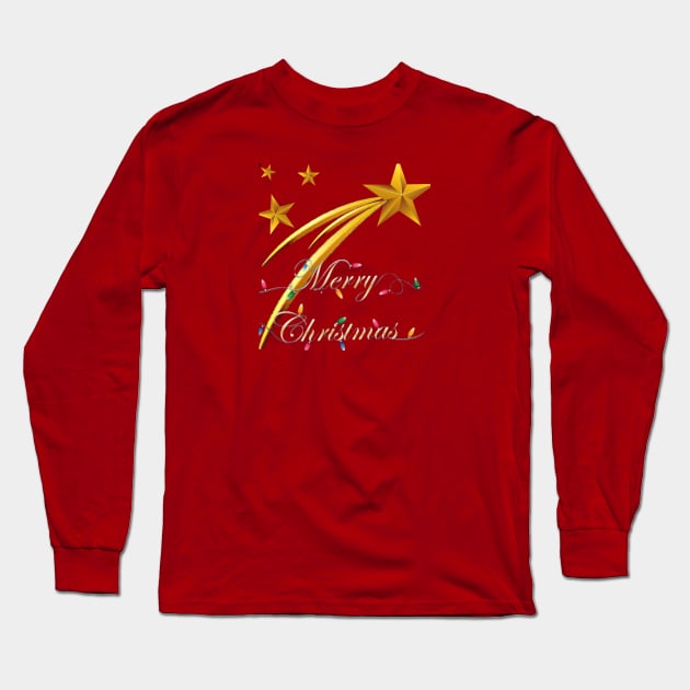 Merry Christmas Long Sleeve T-Shirt by Dilhani